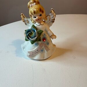 July Angel vintage lefton birthday angel